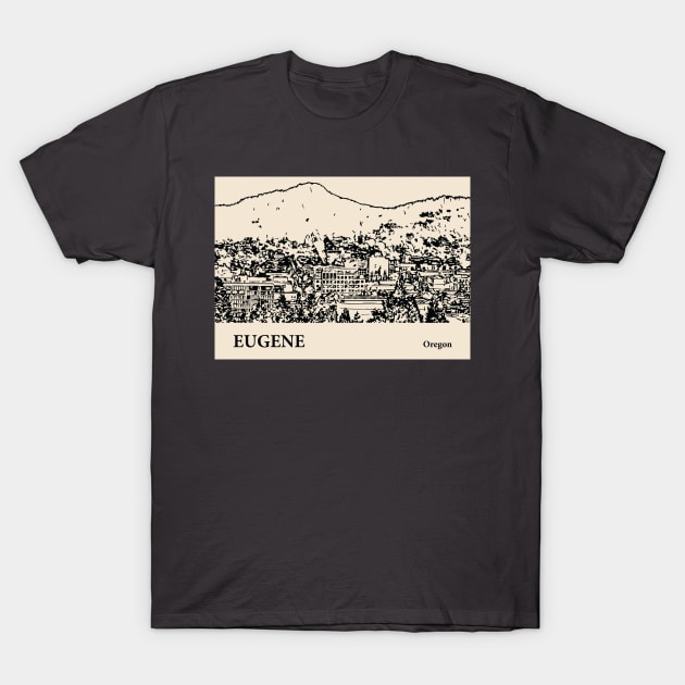 Eugene - Oregon T-Shirt by Lakeric